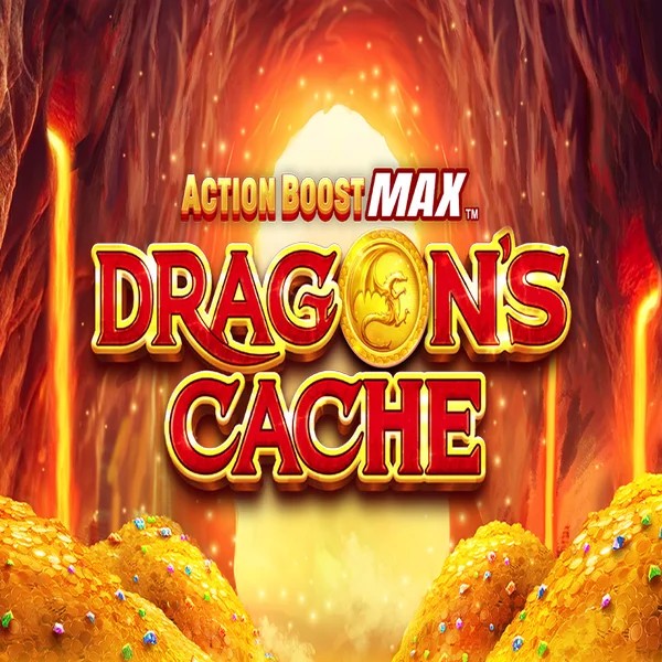Action Boost Max Dragon's Cache casino game by SpinPlay Games – featured logo at Spinko Casino