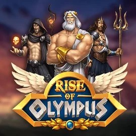 Slots logo of Rise of Olympus from Play'n GO at Spinko Casino